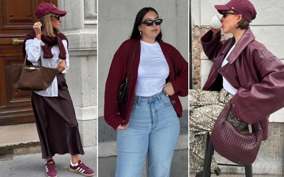 El borgoña es uno de los colores del año: ¿cómo usarlo y combinarlo?