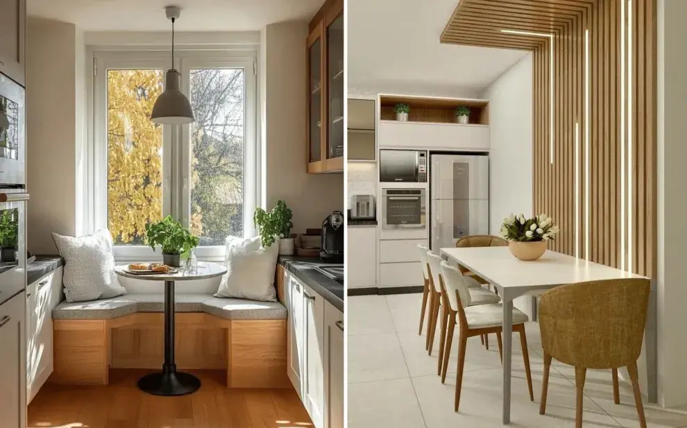 Tiny dining rooms: claves deco para aprovechar un comedor pequeño con estilo.