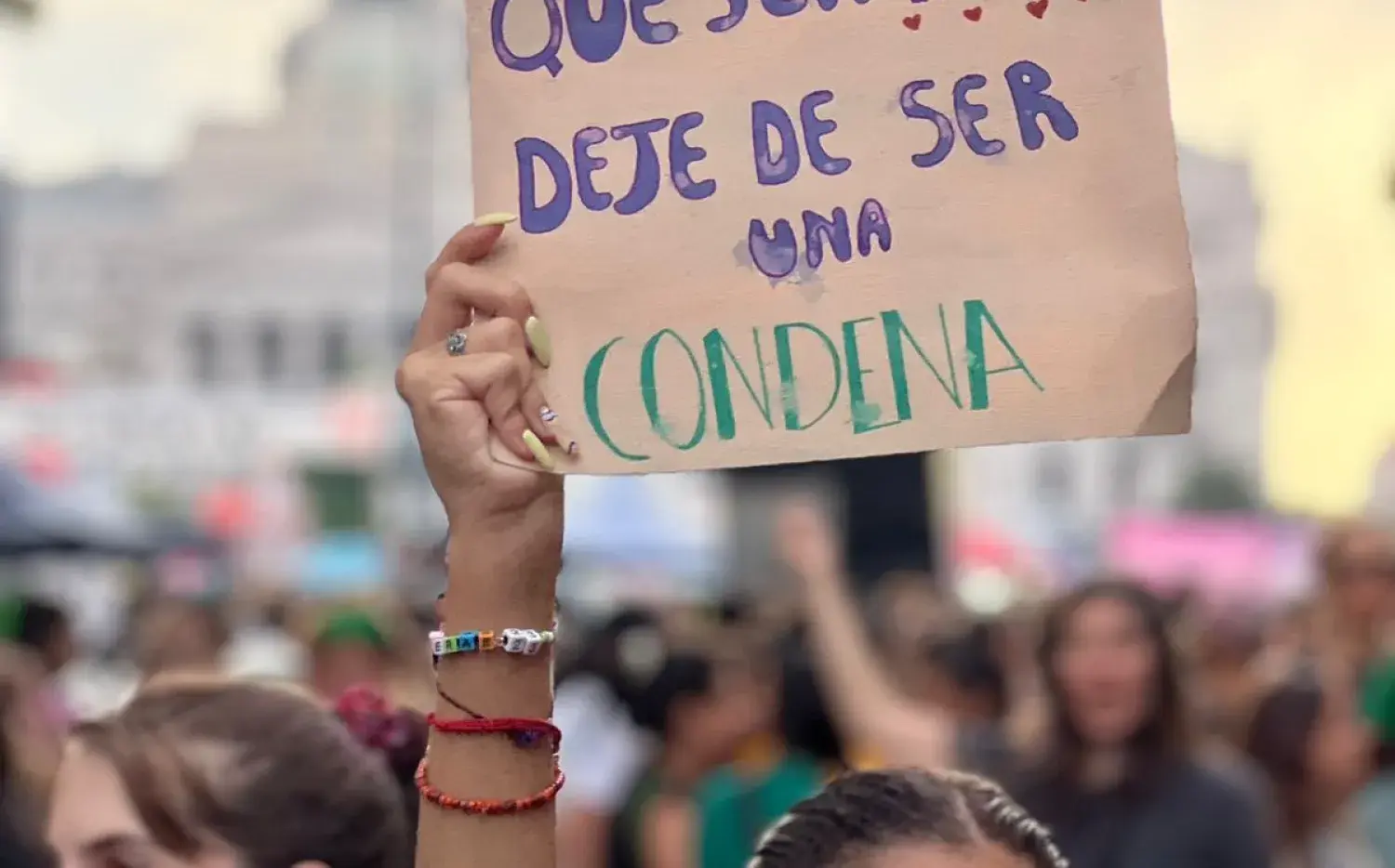 Marcha por el Día de la Mujer: así fue la movilización frente al Congreso 