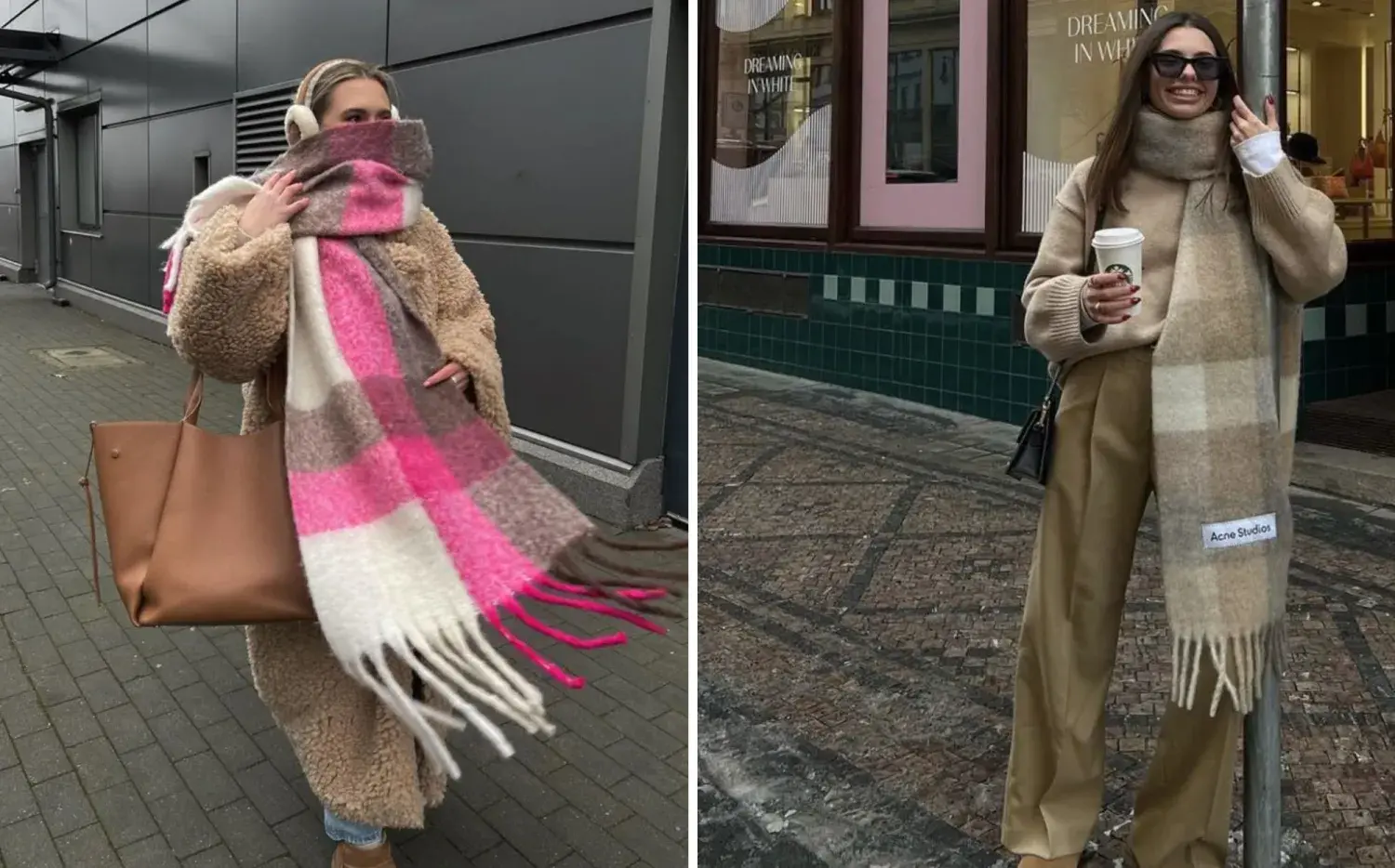 Dónde conseguir bufandas XXL, el accesorio que no te puede faltar este invierno