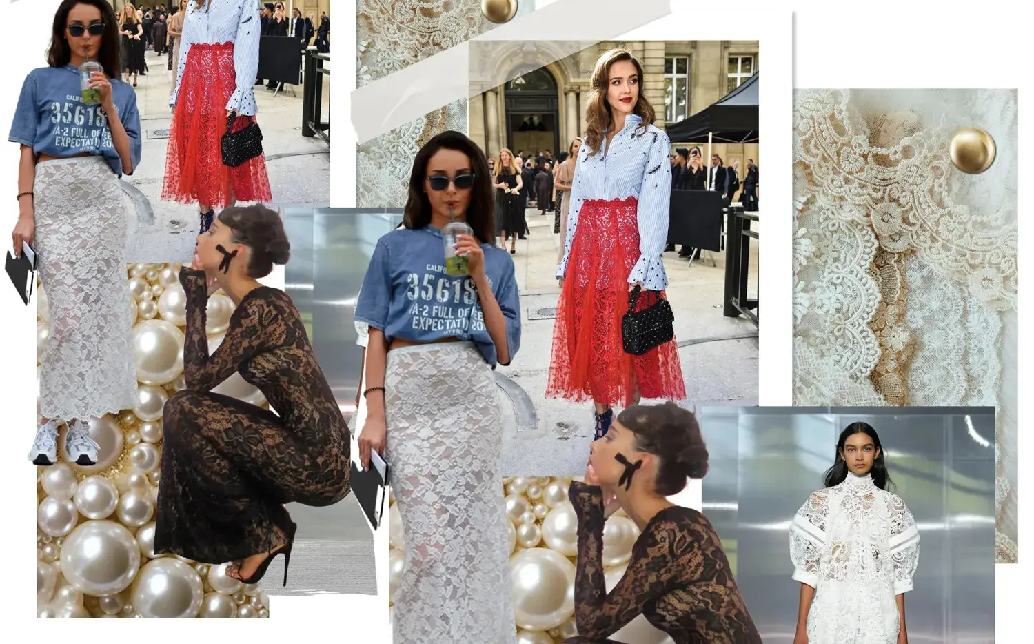 Alerta tendencia 2026: así se llevará el encaje, la textura estrella de la temporada 