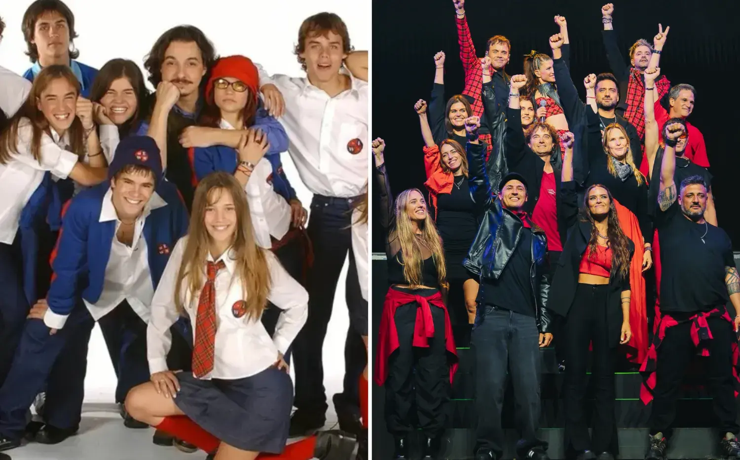 Show y nostalgia: la emocionante reunión del elenco de Rebelde Way en el Movistar Arena