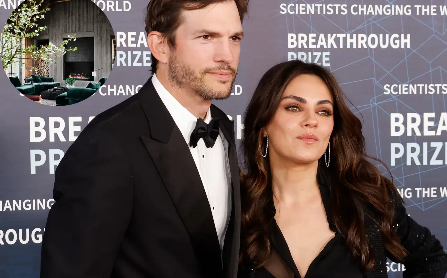 La casa sustentable de Mila Kunis y Ashton Kutcher: madera resistente y aires de granja