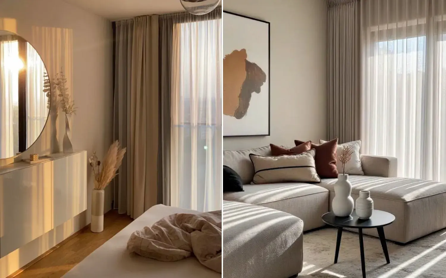 Ni blackout ni roller: estas son las cortinas tendencia que aportan calidez al ambiente