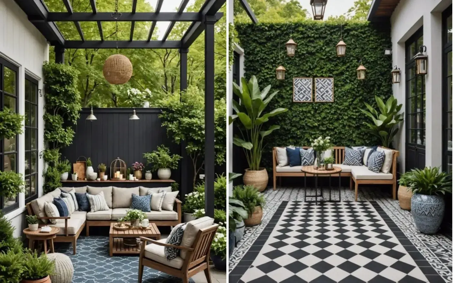Mini patios con onda: ideas baratas y fáciles para transformarlos