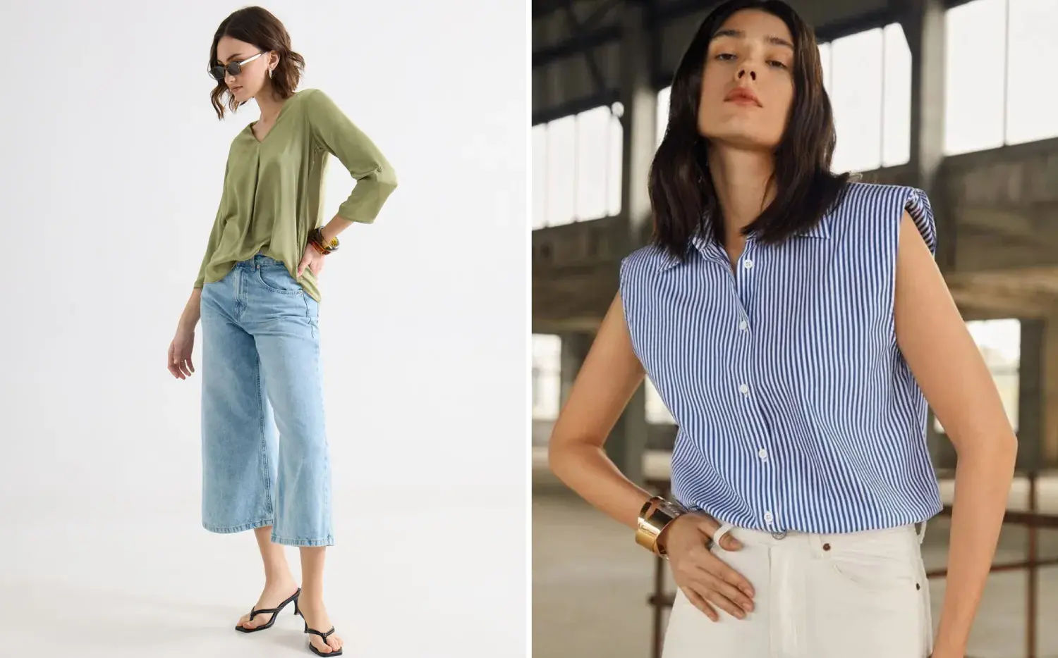 Ligero y elegante: te mostramos cómo mantener frescura en cada look