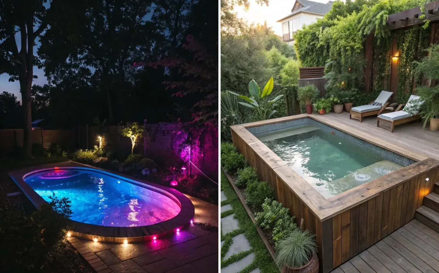 Inspiración tropical: 5 mini piletas que transforman cualquier jardín Inspiración tropical: 5 mini piletas que transforman cualquier jardín