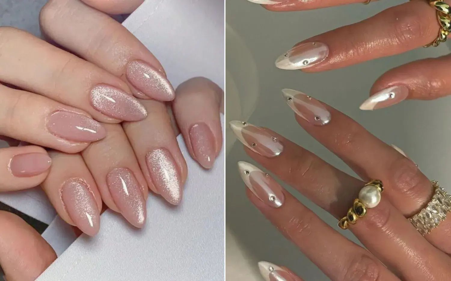 Uñas de fiesta: 10 diseños con brillo, elegantes y perfectos para los eventos de fin de año Uñas de fiesta: 10 diseños con brillo, elegantes y perfectos para los eventos de fin de año
