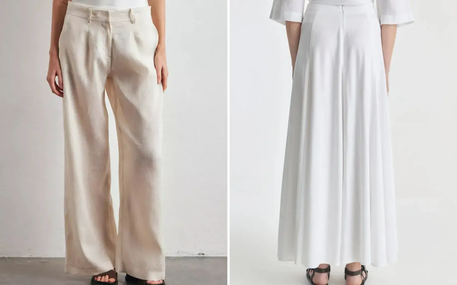 Tendencias que marcan el verano 2026: los mejores pantalones y polleras de lino