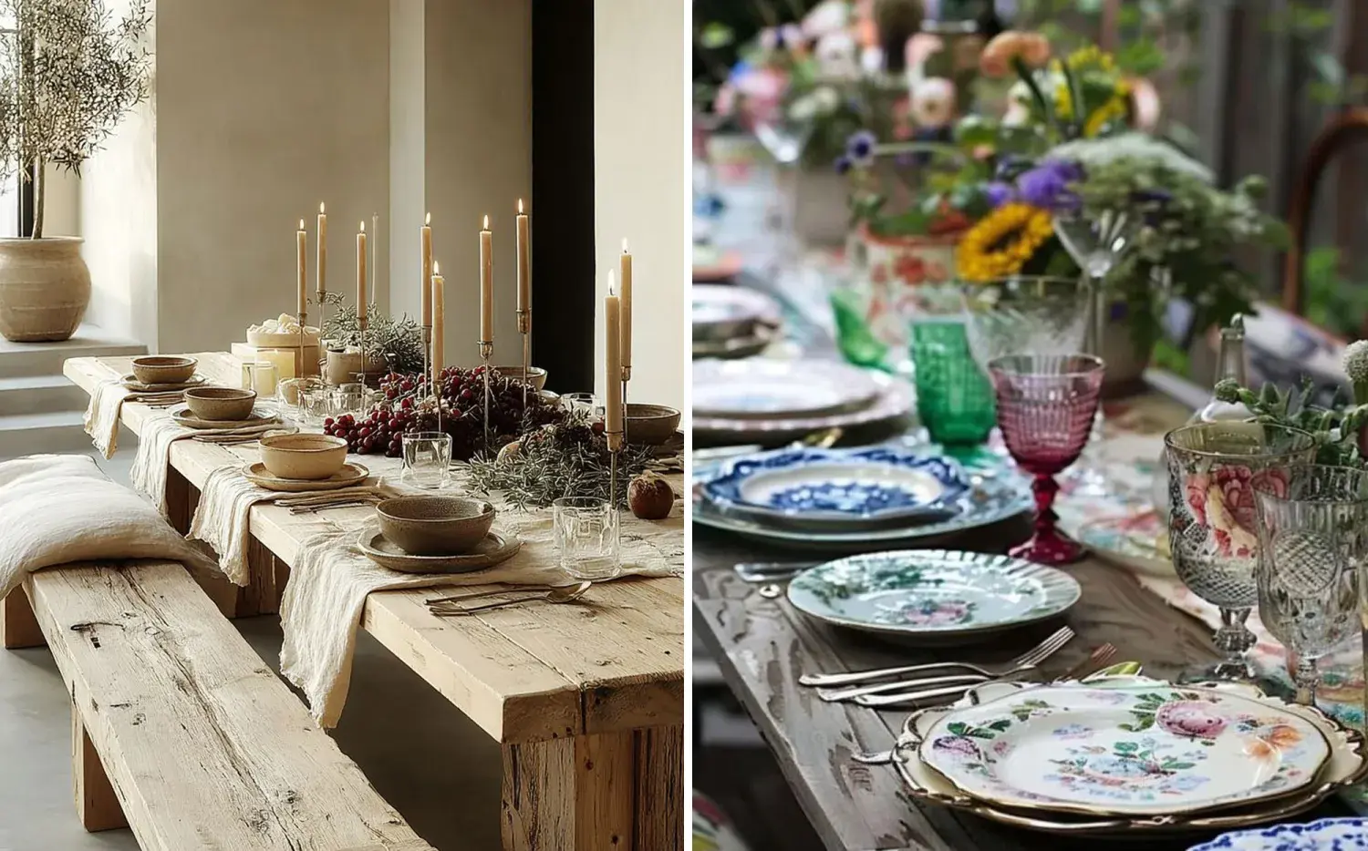 deas simples para decorar con lo que tenemos la mesa de Año Nuevo