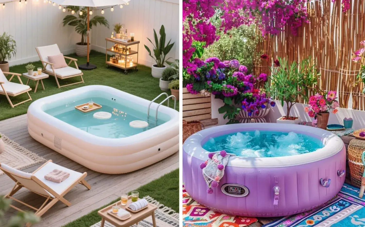 Piletas inflables para espacios pequeños