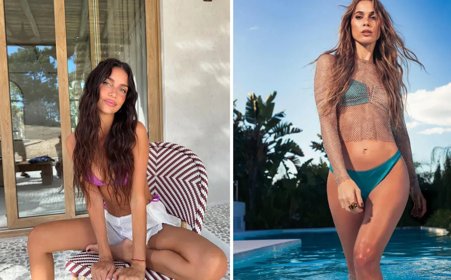 Tendencias en trajes de baño: los looks de las famosas en la playa