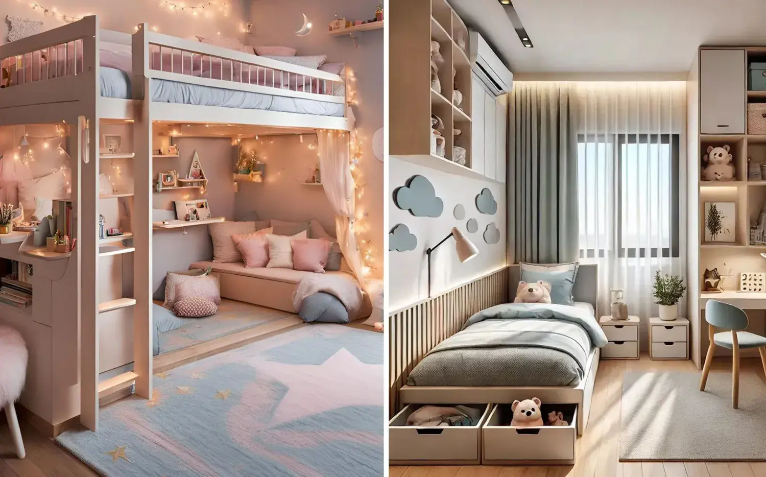 Ideas para aprovechar al máximo un cuarto infantil pequeño Ideas para aprovechar al máximo un cuarto infantil pequeño