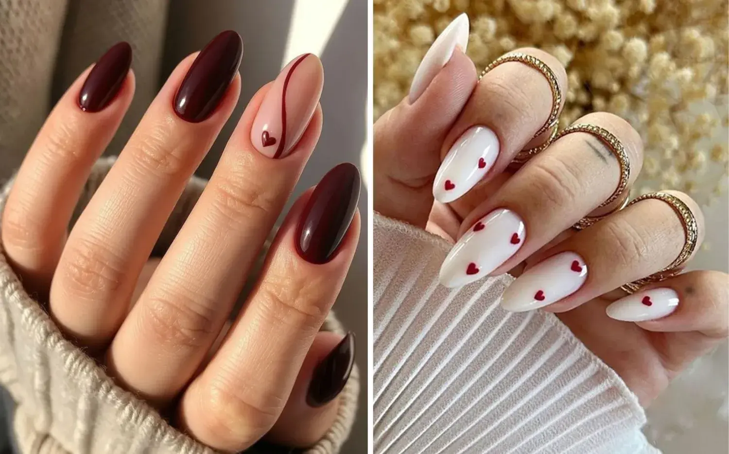 Uñas de febrero: 14 diseños románticos y fáciles de hacer Uñas de febrero: 14 diseños románticos y fáciles de hacer