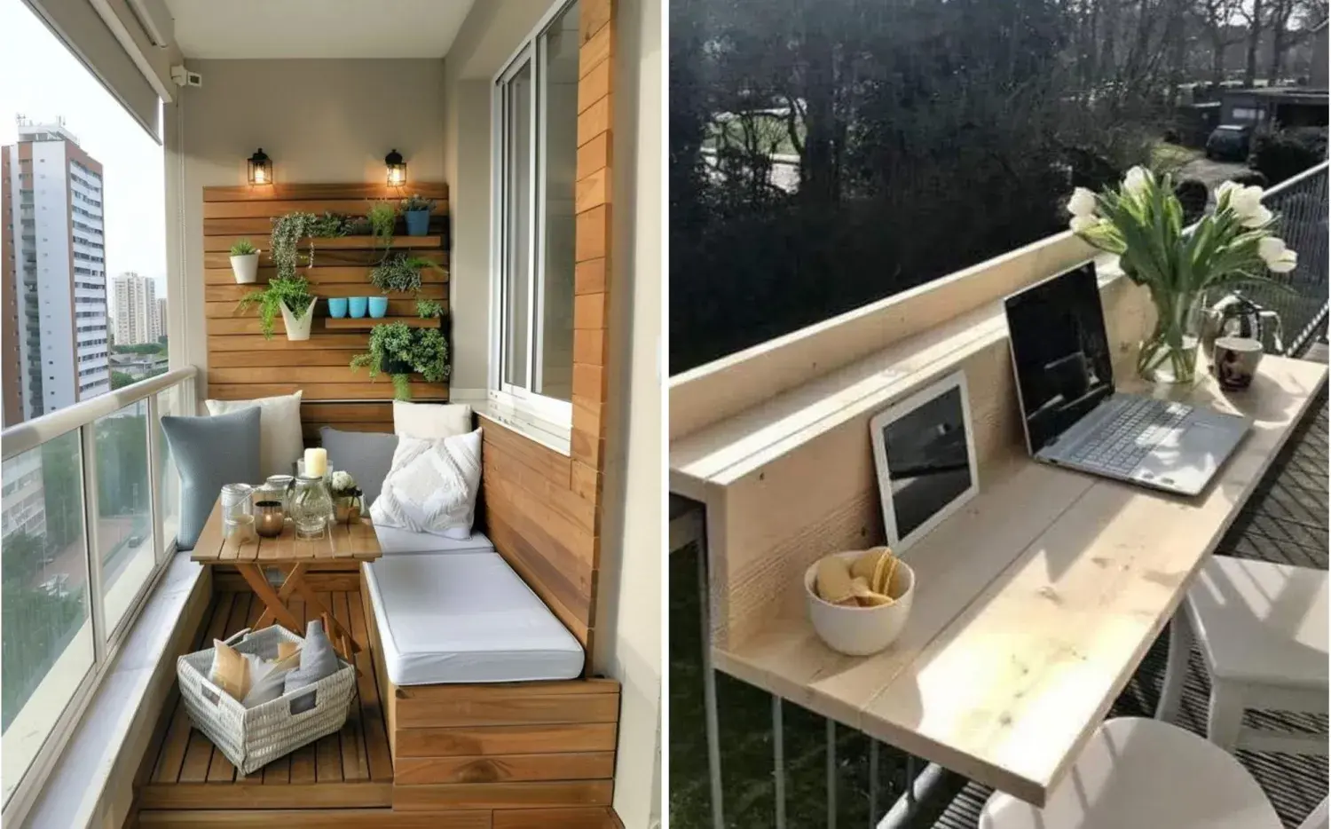 Balcones mini: cómo convertir pocos metros en un ambiente extra