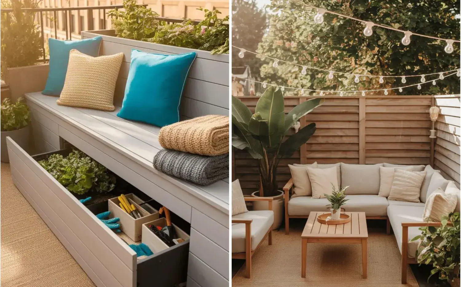 Mini livings de exterior: 5 ideas para decorar tu patio con estilo Mini livings de exterior: 5 ideas para decorar tu patio con estilo