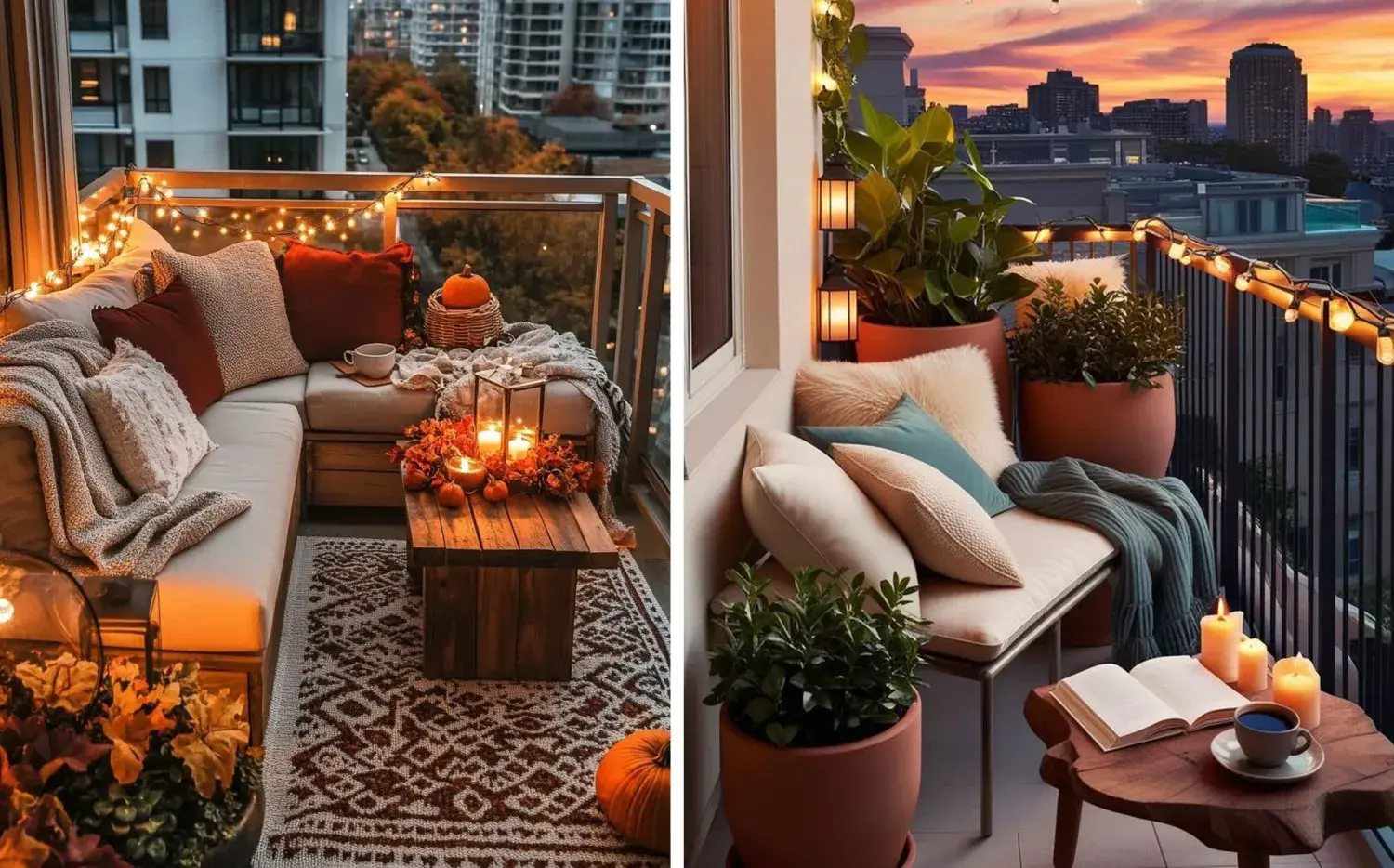 Balcones de otoño: 5 formas de proteger tus plantas del frío