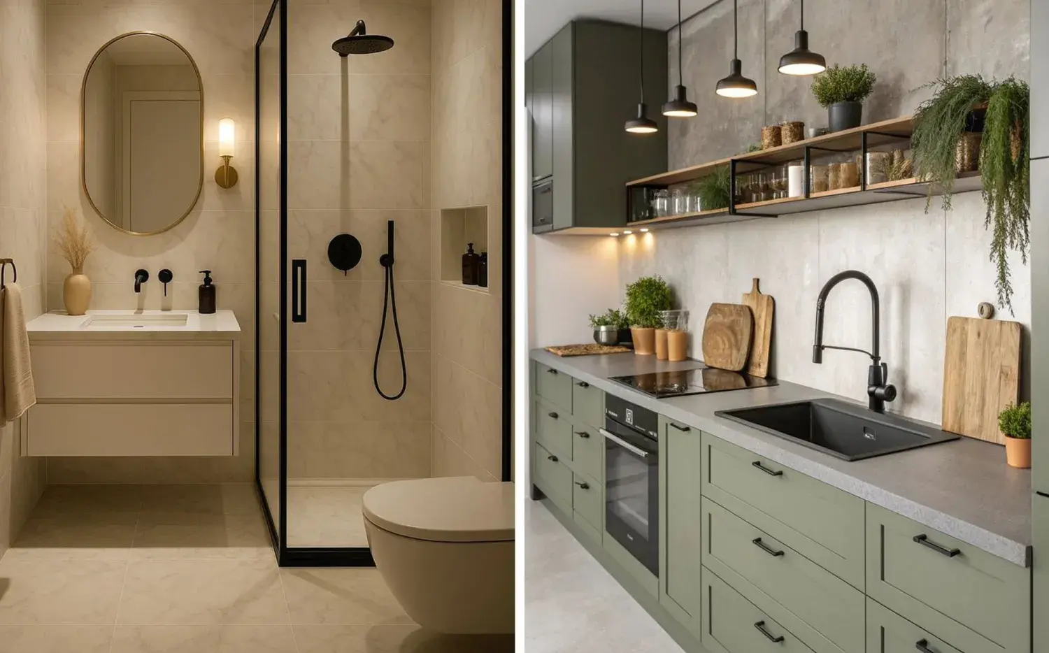 Adiós al mármol clásico: esta es la tendencia deco que se viene para baños y cocinas