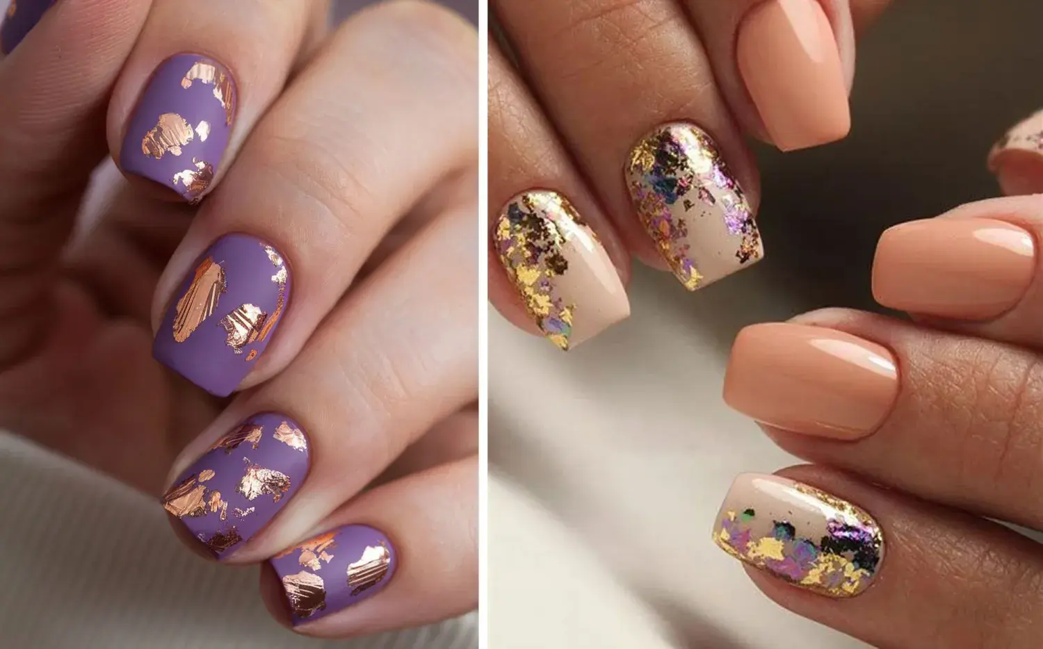 Uñas foil: el diseño de nail art tendencia en 2026