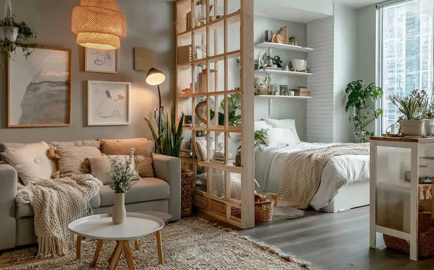 Cómo decorar un monoambiente alquilado sin hacer reformas Cómo decorar un monoambiente alquilado sin hacer reformas