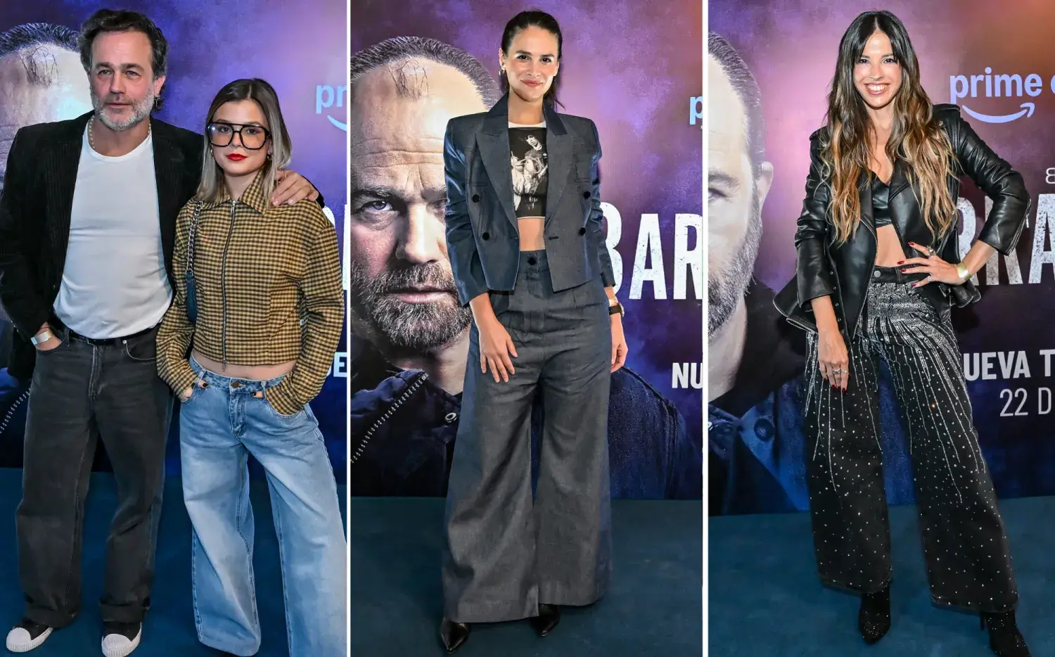 Fútbol, ficción y moda: los looks en la premiere de la temporada 2 de Barrabrava