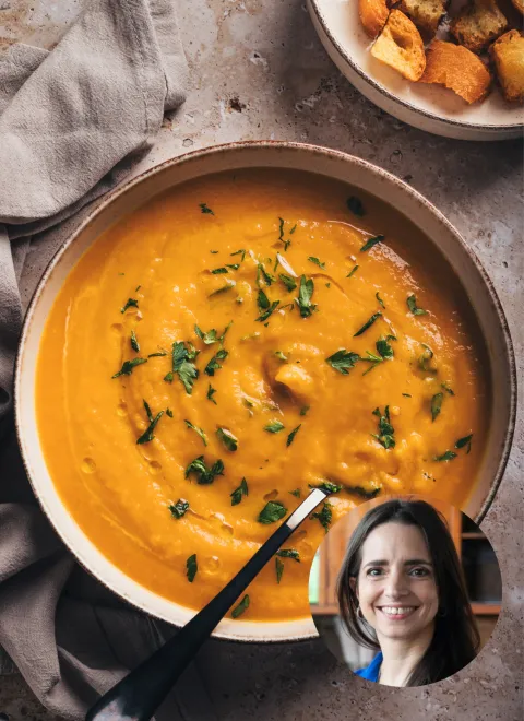 Paulina Cocina y su receta de sopa de calabaza: el plato ideal para los días de frío