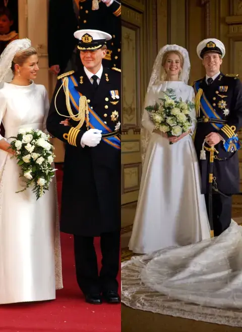 Así fue la boda real de la reina Máxima y cómo se recreó en la serie de HBO Max